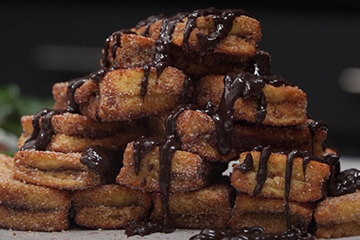 مش هتقدر تقاوم الفرينش توست بالنوتيلا والسكر والقرفة