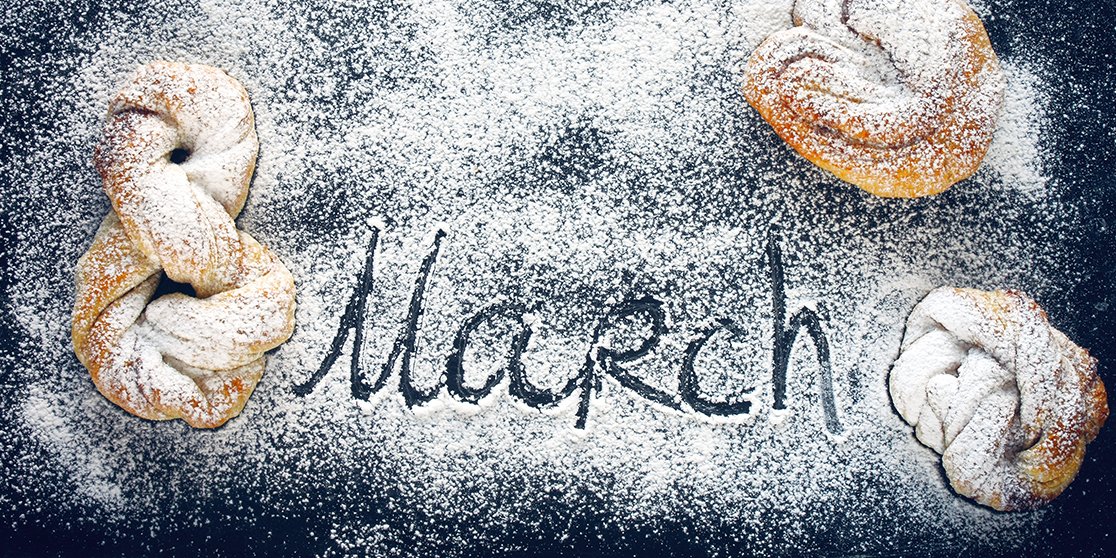 أيام الأكل العالمية في شهر مارس